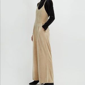Oak and fort velvet jumpsuit
